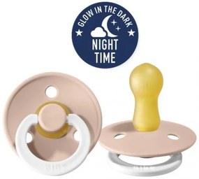 Megnyugtató cumi Blush Glow in the Dark 0+ (S)