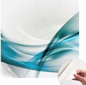 Öntapadós Dekoratív Fotótapéta Hálószobába Kék hullámok 250x250 cm