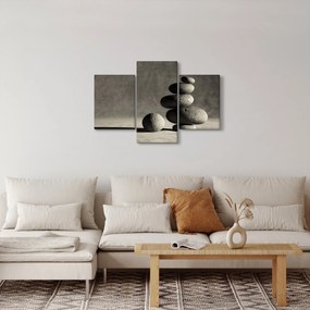 Kép - Szürke kövek (90x60 cm)