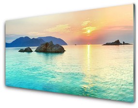 Akrilkép tenger, táj 125x50 cm