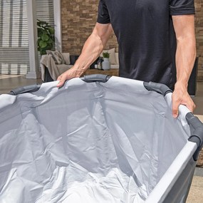 Lay-Z-Spa ovális, fémvázas jégfürdő kád 150 x 90 x 65 cm