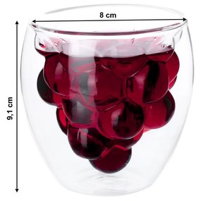 Thermo pohár borra és vízre, 2db, 180 ml, HOTCOLDER TYP 28