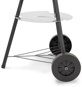 Faszenes kerti gömb grillsütő kerekes