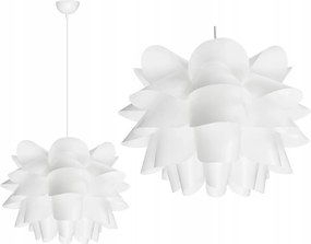 Mennyezeti Lámpa Függő Fehér Virág Műanyag Modern Világítás E27