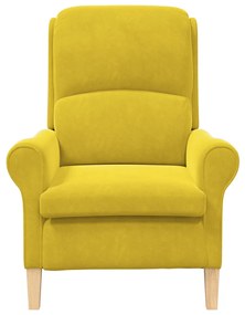 Sárga Karosszék Sárga Textil, Fa Standard Sárga Karosszék