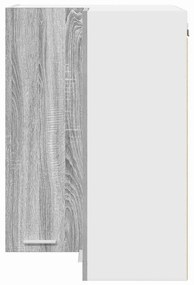 Függő szekrény Riga Szürke Sonoma és fehér 57 x 57 x 80 cm