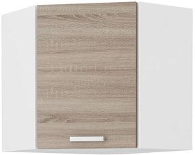 Sarok felső konyhaszekrény Domton 58 x 58 GN 60 1F (trufla sonoma tölgy + fehér). 1033029