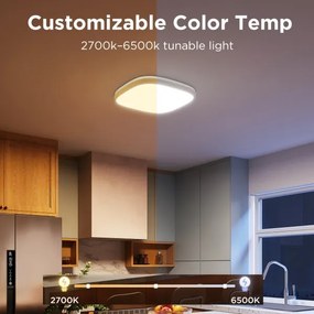 Govee - LED RGBIC Dimmelhető mennyezeti lámpa LED/24W/230V 2700-6500K Wi-Fi