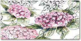Fotó vászonkép edzett üveg Hortenzia 140x70