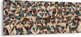 A háromszögek képe (120x50 cm)
