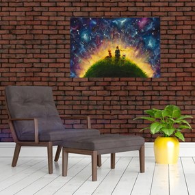 Kép - A kis herceg és a róka (90x60 cm)
