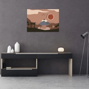 Üveg kép - Japán N⁰1 (70x50 cm)