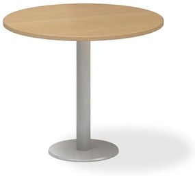 ProOffice tárgyalóasztal, átmérő 90 cm, bükkfa