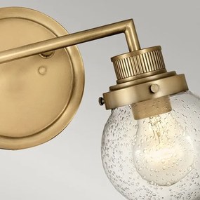 Quintiesse QN-POPPY2-HB-BATH - Fürdőszobai fali lámpatest POPPY 2xE27/60W/230V IP44 aranyszínű