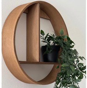 Fali dekoratív polc ACCENTS 37 cm - több színben Szín: Világosbarna