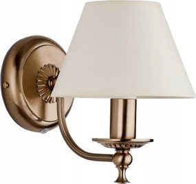 Antik Sofia patinás fali lámpa, gyönyörű fali rozettával a hálószobába