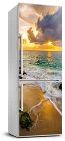 Dekor matrica hűtőre Sunset tengeren FridgeStick-70x190-f-98743273