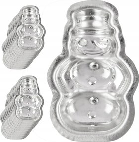 20x Hóember formák kekszek mézeskalács csokoládék