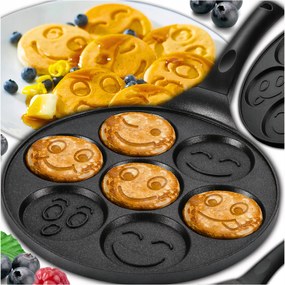 Gránit Serpenyő Tojás Palacsinta Pancakes Palacsinta 27CM Minták