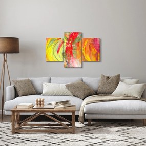 Absztrakció kép - festmény (90x60 cm)