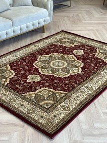 Aristocrat 0083 klasszikus mintájú piros szőnyeg 200x290 cm