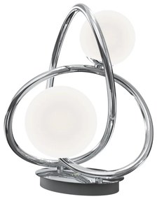 Wofi 8014-207 - LED Asztali lámpa NANCY 2xG9/3,5W/230V fényezett króm