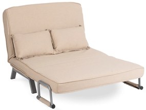 Kétszemélyes Ágyazható Kanapé Bézs Színben. BART 2