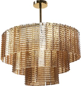 Toolight Toollight, függesztett mennyezeti lámpa 8xE14, APP1677-8CP, aranybarna, OSW-09312