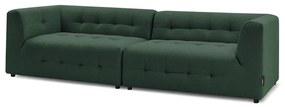 Sötétzöld kanapé 324 cm Kleber - Bobochic Paris