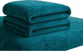 Golbaft Takaró Kék Színben Puha 160cm x 220cm Opa