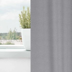Függönyök függönyökkel 2 pcs Világosszürke 260x140cm Poliészter