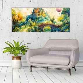 Kép - Mesebeli kastély (120x50 cm)