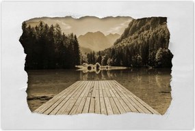 Poszterek 90x60 Híd a hegyekben Hegyek