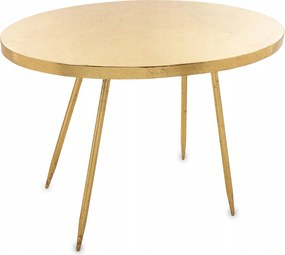 Minimalista elegáns dohányzóasztal arany stílusos dekoráció