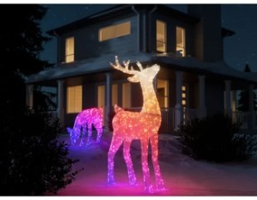 Twinkly TW3RS200SPP-TEU - LED RGBW Dimmelhető kültéri rénszarvas 240xLED IP44 Wi-Fi