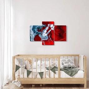 Absztrakt foltok képe (90x60 cm)