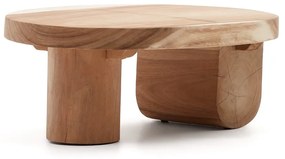 Natúr színű munggur fa dohányzóasztal 60x90 cm Mosi – Kave Home