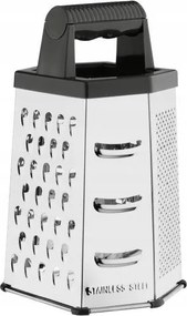 Zöldségreszelő 6 Oldalas Rozsdamentes Acél Galícia 8926 Fekete