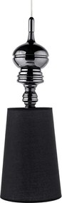 King Home QUEEN 1018S2.BLACK Függőlámpa 1x60W/E27 IP20