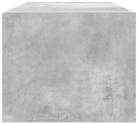 2 db betonszürke szerelt fa TV-szekrény 80x31x25,5 cm