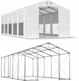 Garázs sátor 6x10m [3,5m] Egész évben használható Das 580 Wp