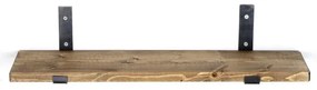 Fali polc 16x60 cm fenyő