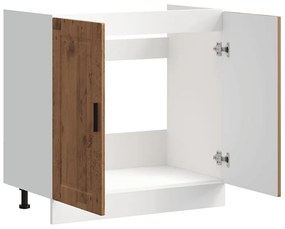vidaXL mosdóaljzatos szekrény Porto&quot; Régi fa 80x46x81,5 cm Gépelt fa&quot;