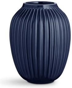 Hammershoi sötétkék agyagkerámia váza, magasság 25 cm - Kähler Design
