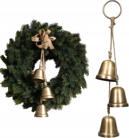 Fém Csengő Lógó Arany 50cm Karácsonyi Nagy Karácsonyi Csengő