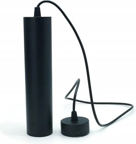 Függő spot lámpa fekete modern asztal fölé étkező sziget Idealed