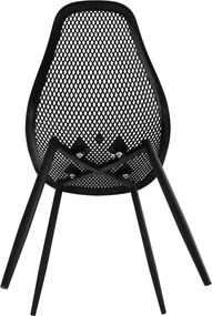 Étkező szék, fekete, TEGRA TYP 2