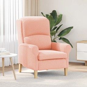 Ergonomikus Karosszék Rózsaszín Szövet, Fa Közepes Ergonomikus