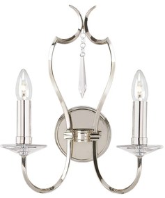 Elstead Lighting PIMLICO PM2-PN Fali lámpa 2x60W/E14