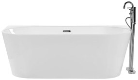 Fehér fürdőkád 170 x 80 cm HARVEY Beliani